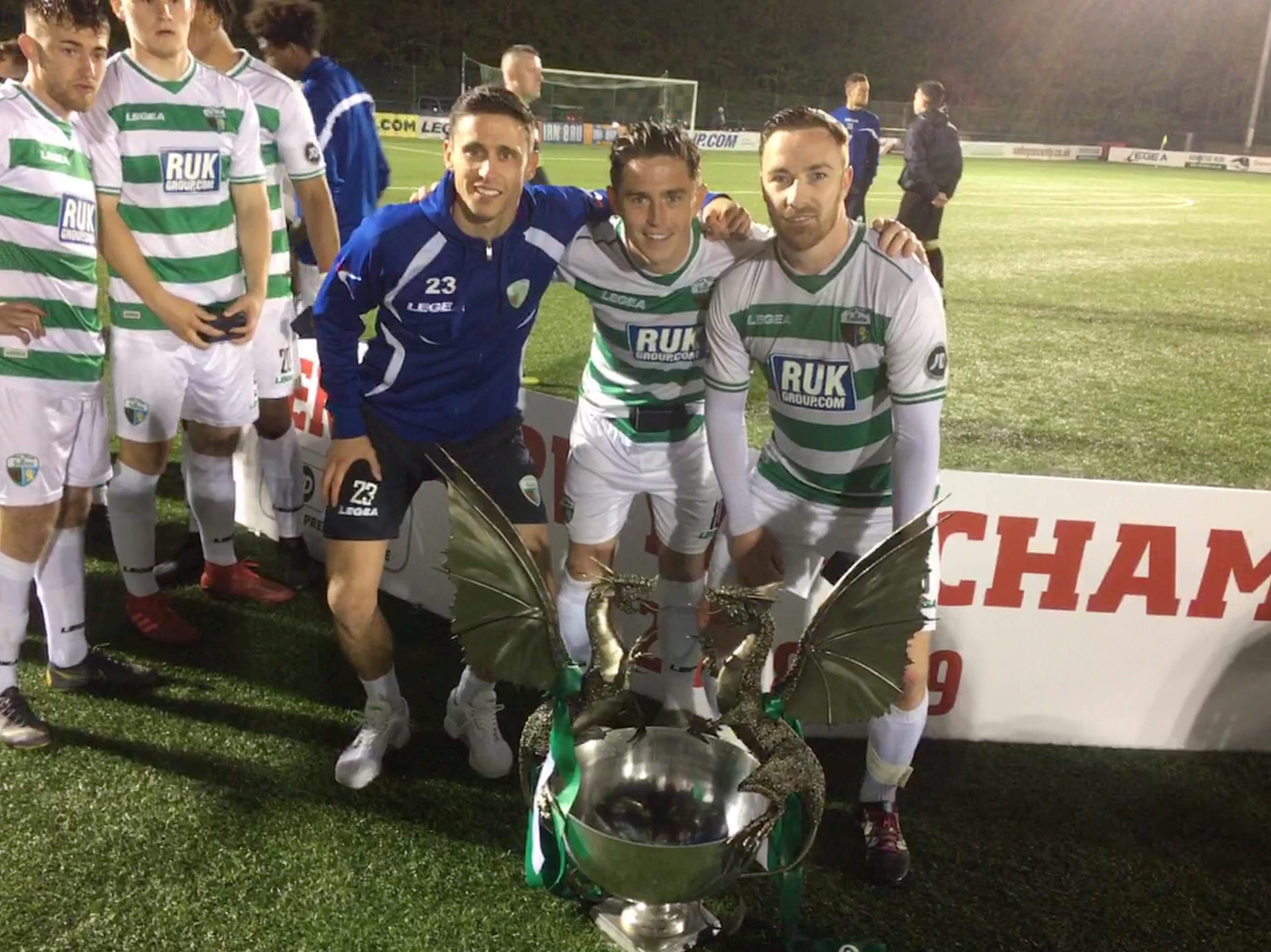 Celebrations As Saints Lift JD Welsh Premier League Trophy In Style – The New Saints 3-1 Caernarfon Town