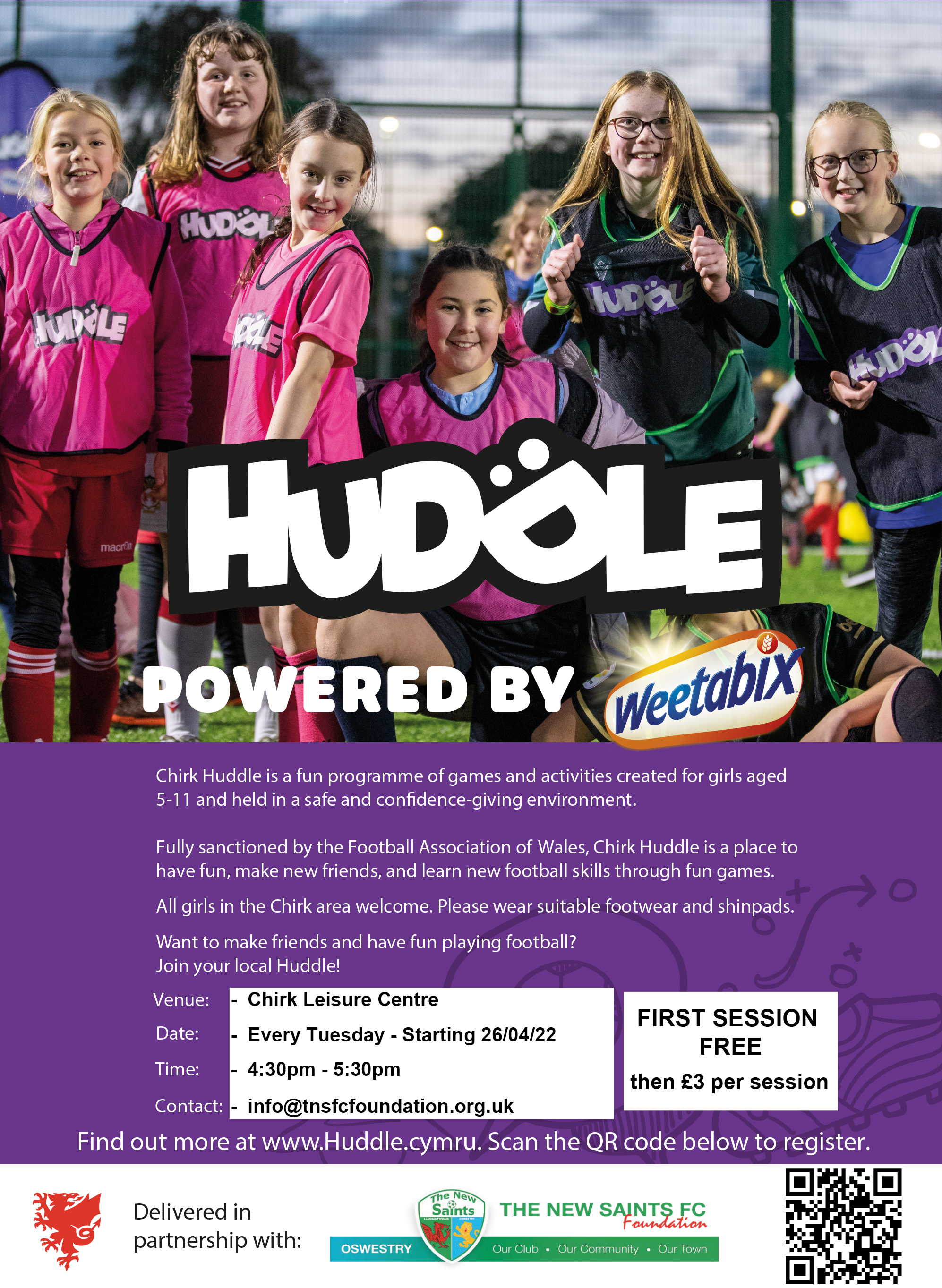 FAW Chirk Huddle Poster – April 2022-01