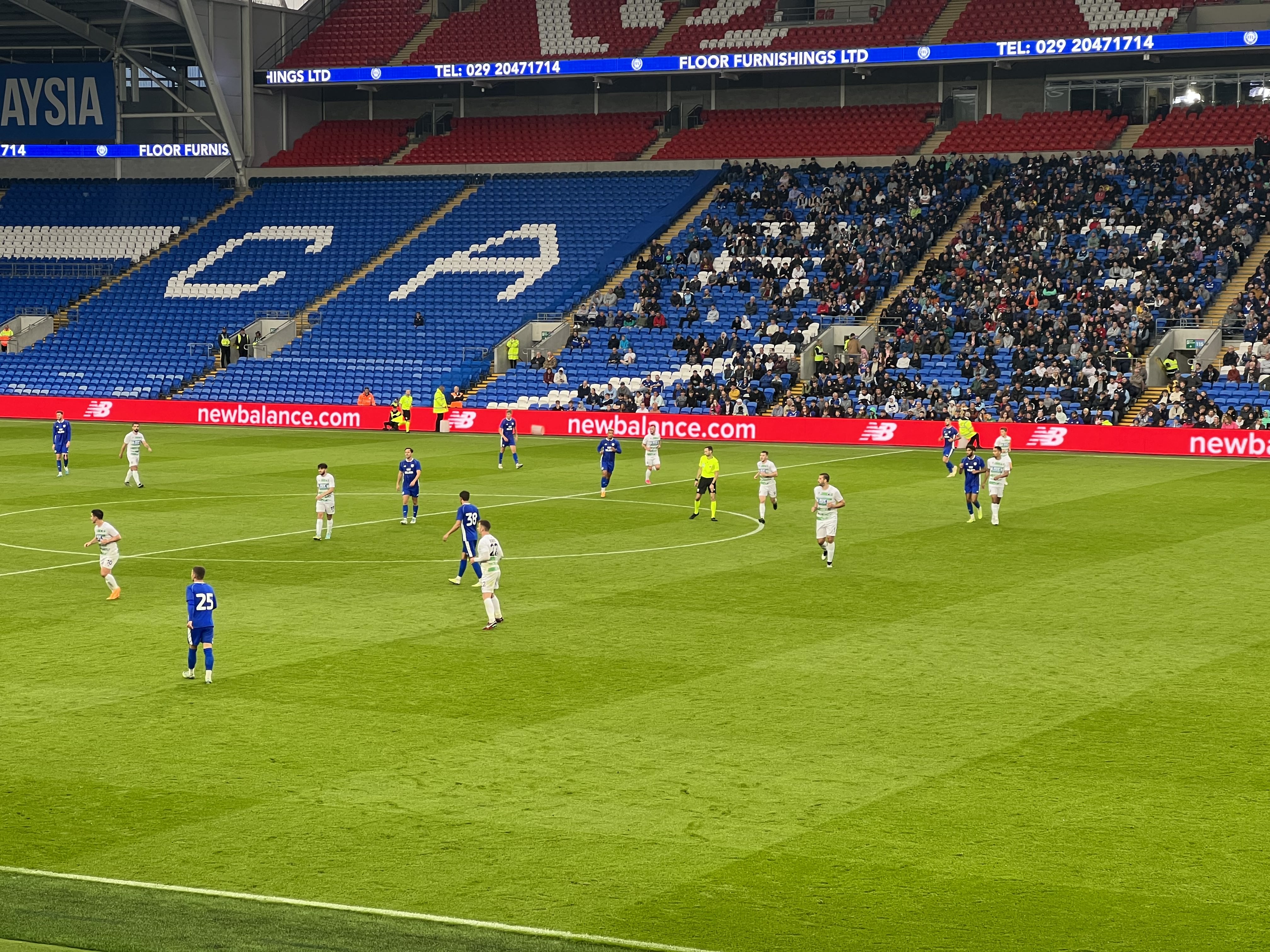 More pre-season action, as The New Saints visit the Cardiff City Stadium
