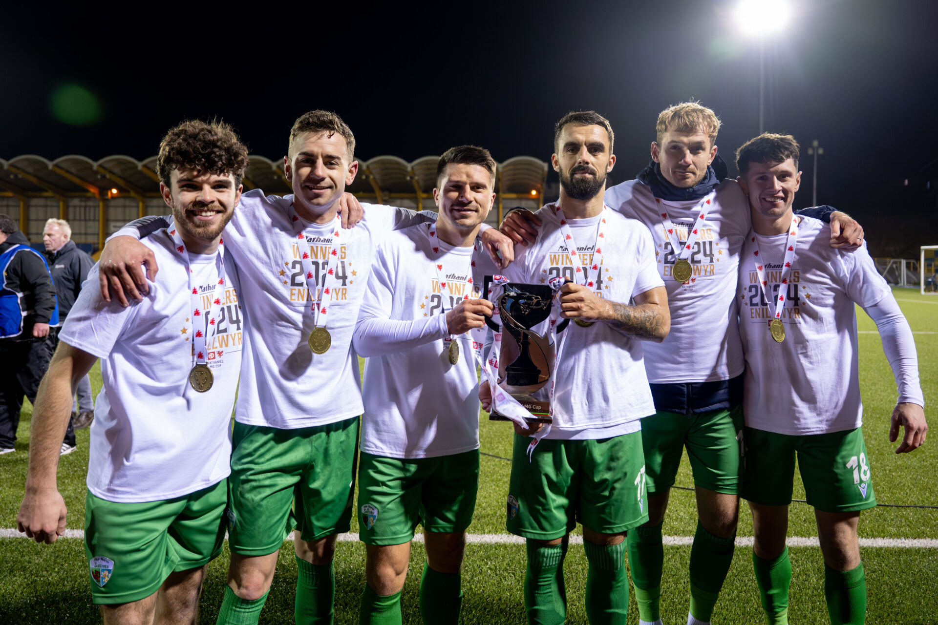 The New Saints lift the Nathaniel MG Cup for the first time since 2018