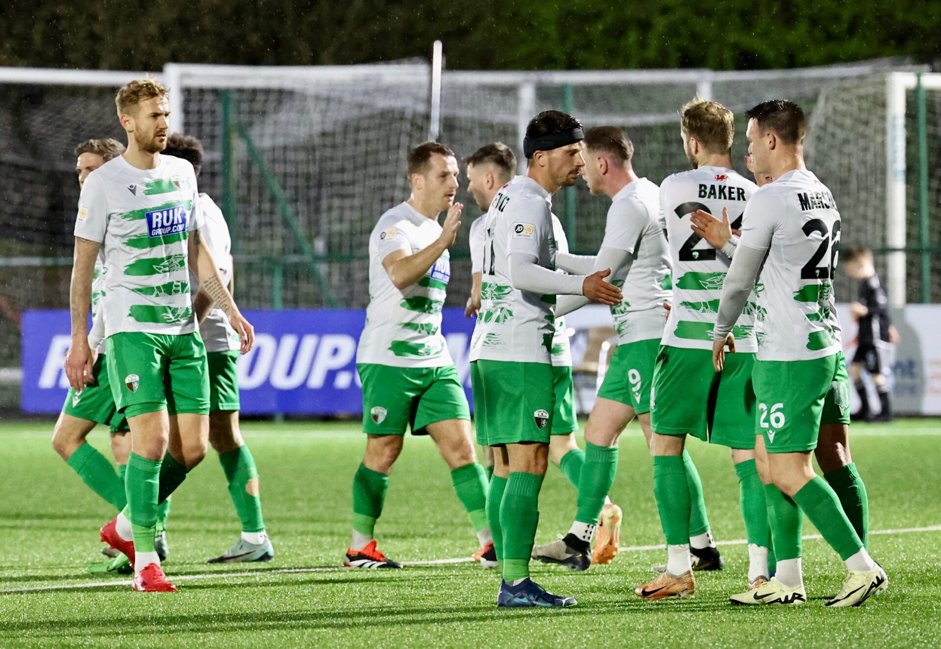 Saints in seventh heaven, as they defeat Caernarfon Town at Park Hall