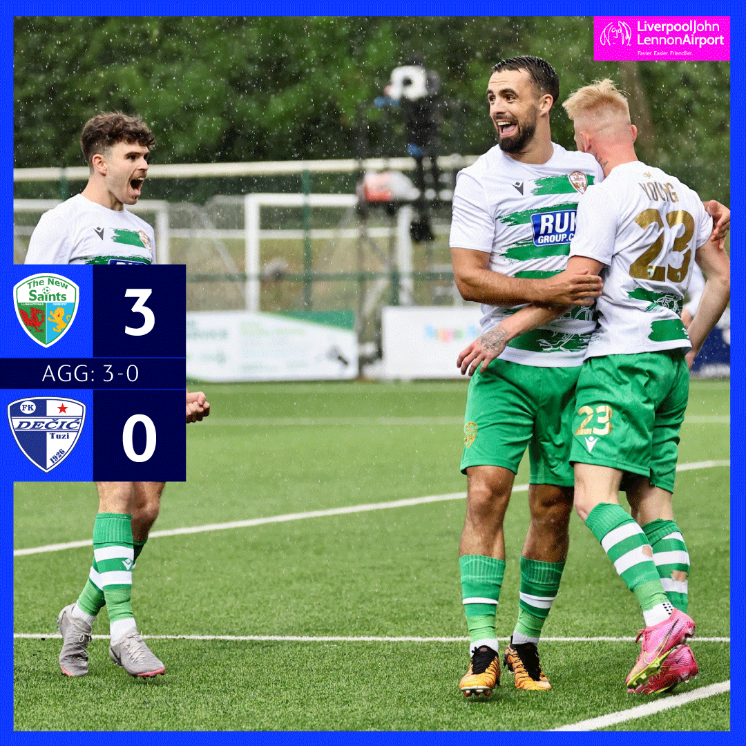 The  New Saints 3-0 FK Dečić: match report