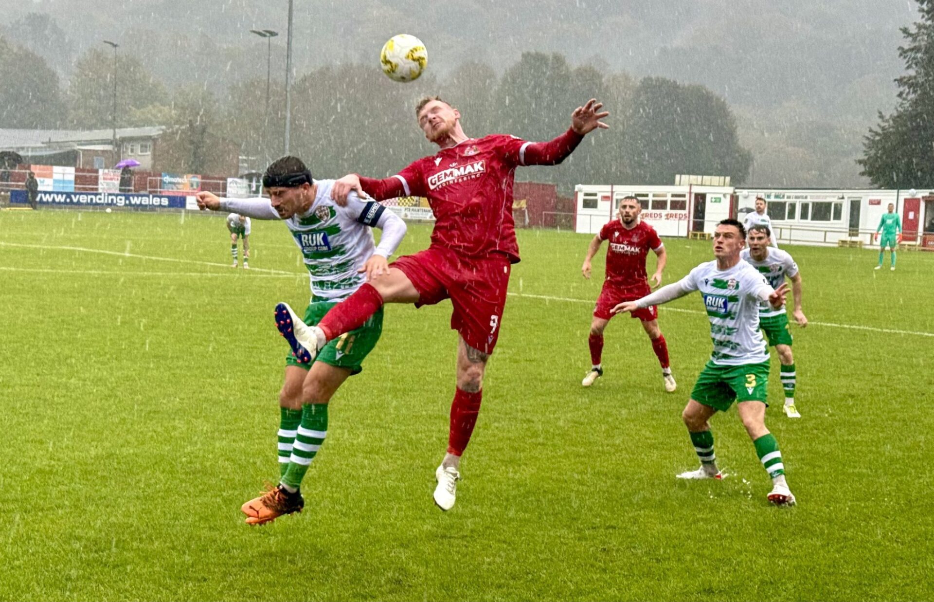 Rain stops play at the Old Road Welfare Ground