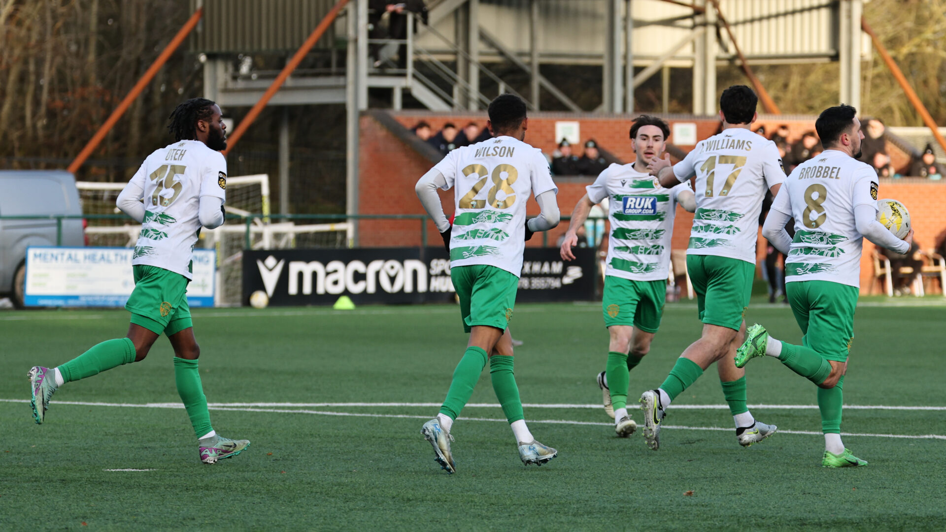 A 5-2 victory over Briton Ferry Llansawel moves The New Saints to within a point of the JD Cymru Premier summit