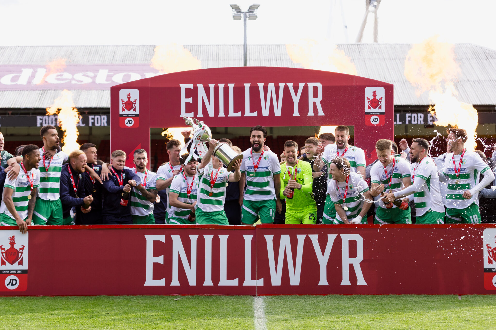 JD FAW Welsh Cup Final, TNS v Connah’s Quay Nomads, Rodney Parade, Newport, Wales