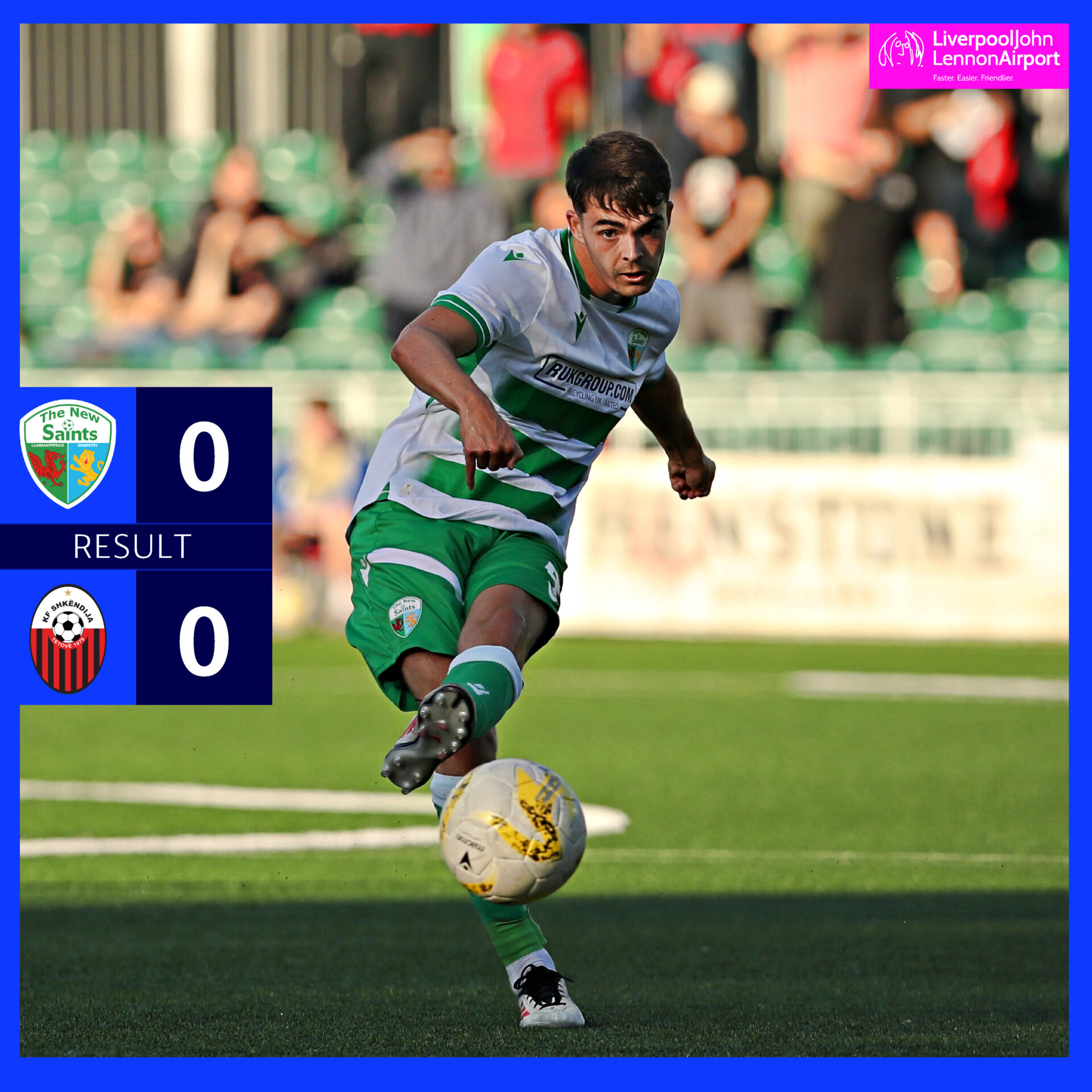 The New Saints 0-0 KF Shkëndija: match report