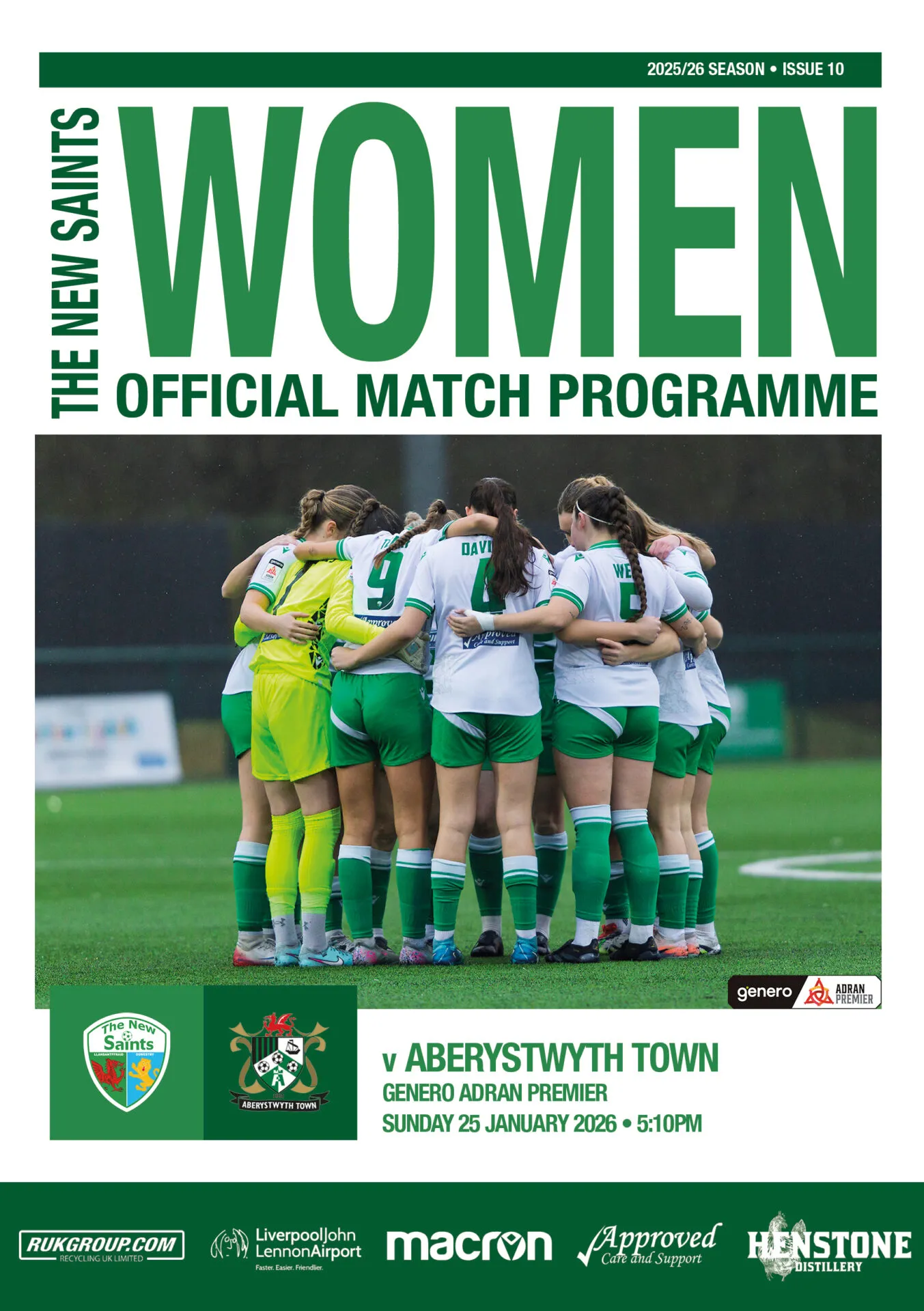 The New Saints Women vs Aberystwyth Town Women: Read today’s match programme The New Saints Women vs Aberystwyth Town Women: Read today’s match programme
