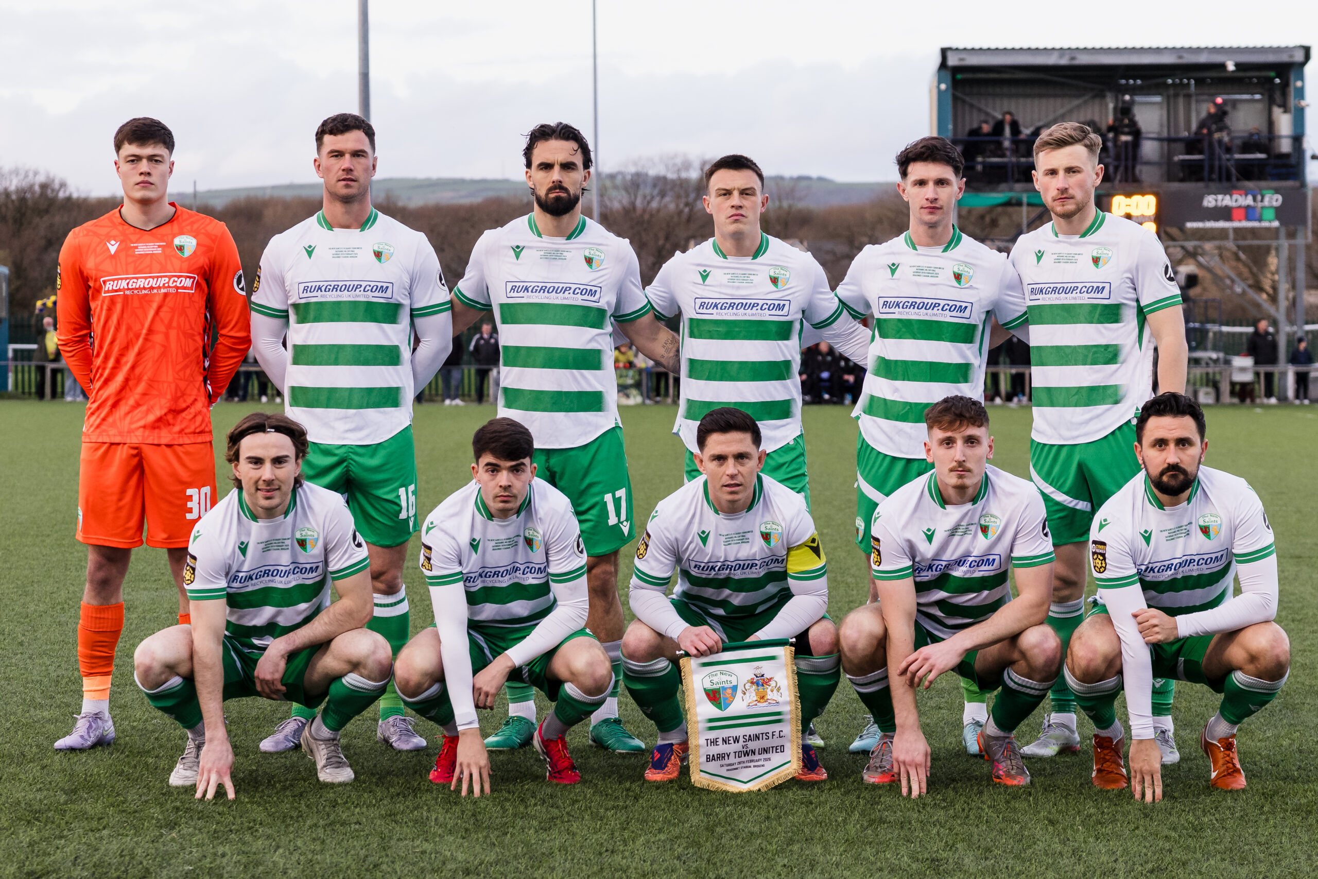 Football, Nathaniel MG Cup Final, The New Saints v Barry Town United, Dragonbet Stadium, Bridgend, Wales