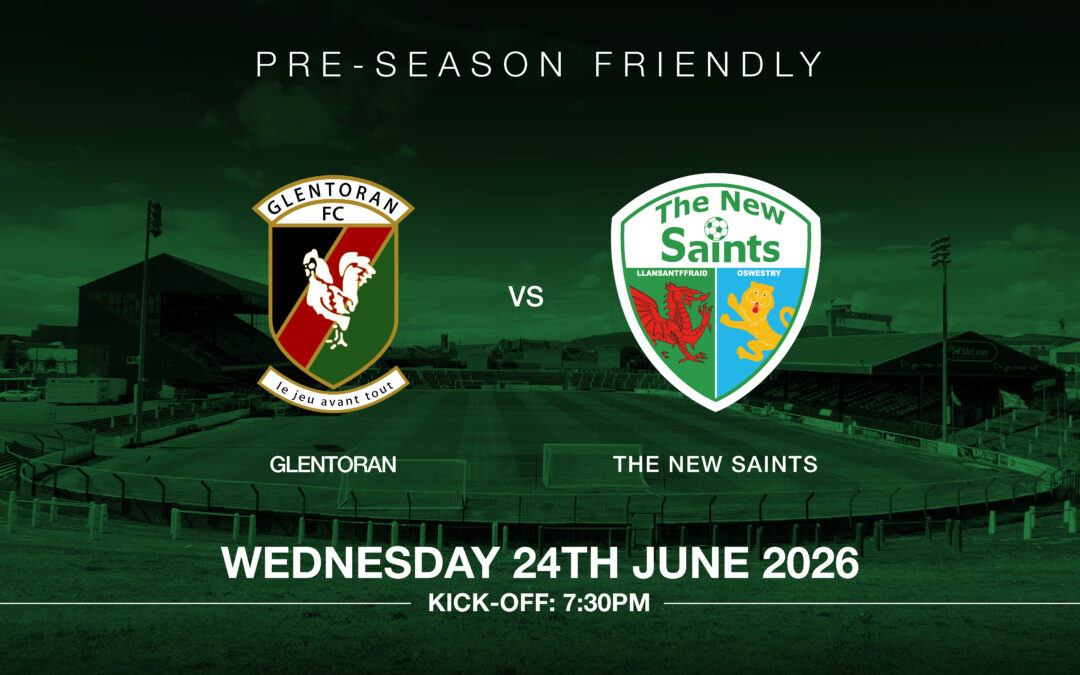 Saints to face Glentoran as part of pre-season campaign
