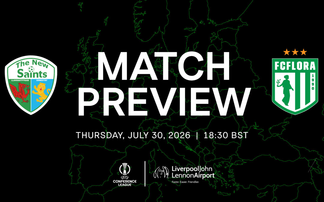 Match preview, as we welcome Flora Tallinn to Park Hall in the UEFA Conference League
