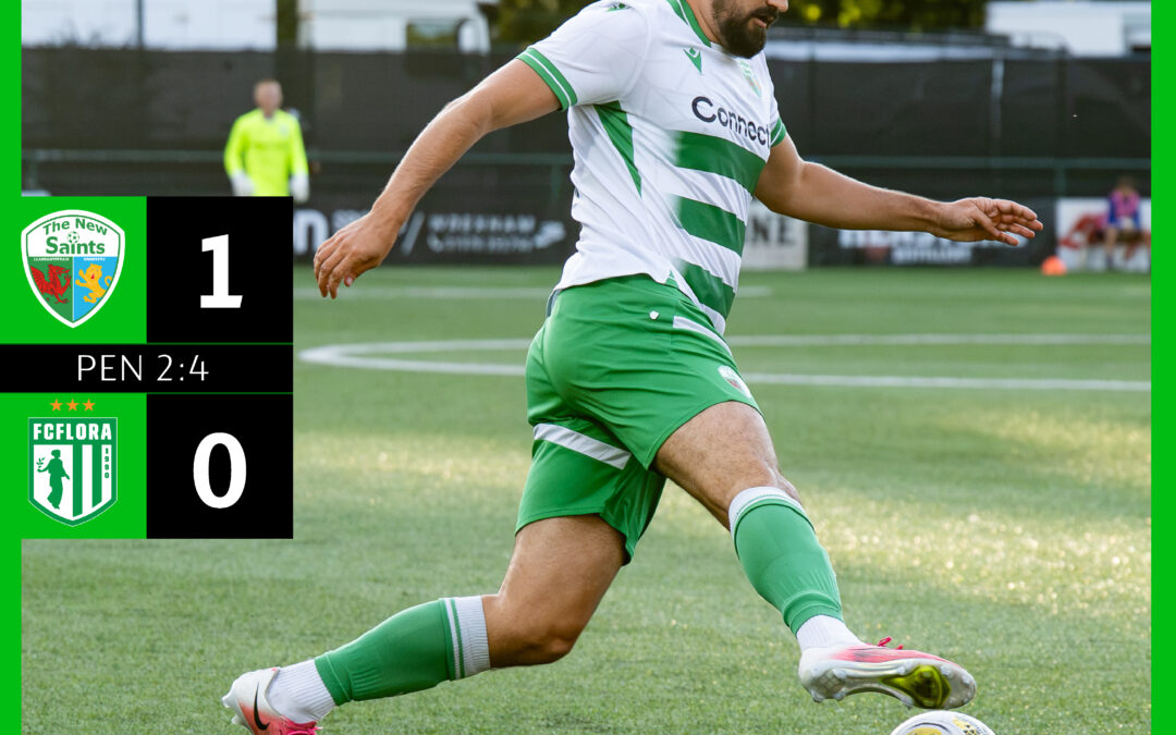 The New Saints 1-0 Flora Tallinn AET (Flora Tallinn win 4-2 on penalties): match report